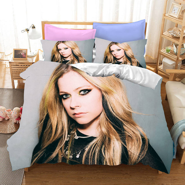 Avril Ramona Lavigne Bedding Set Quilt Covers Without Filler
