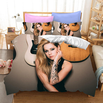 Avril Ramona Lavigne Bedding Set Quilt Covers Without Filler