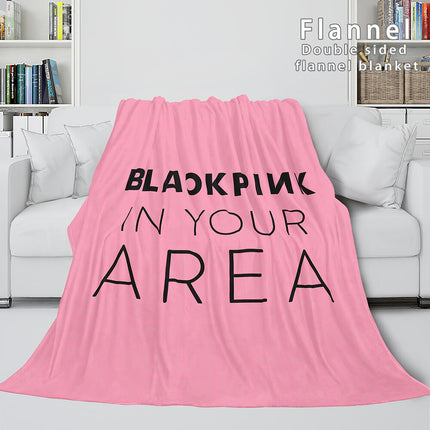 BLACKPINK Soft Flannel Blanket Fleece Throw Blanket Bedding Sets