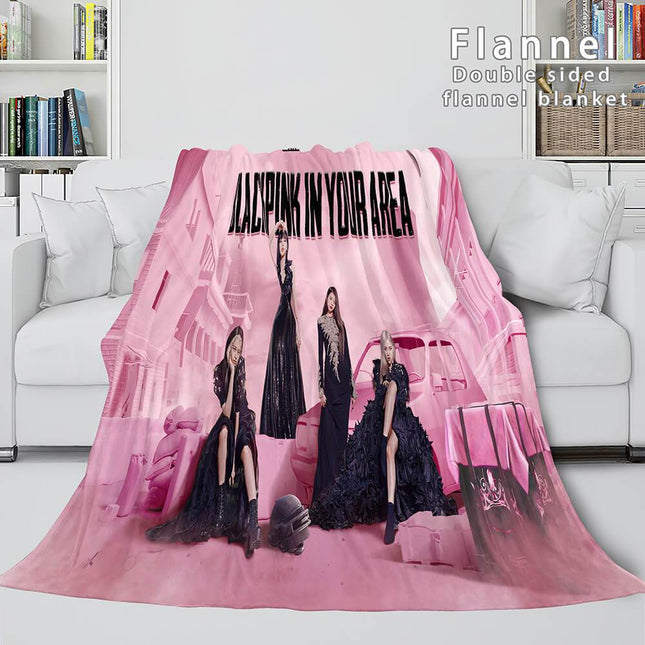 BLACKPINK Flannel Fleece Blanket