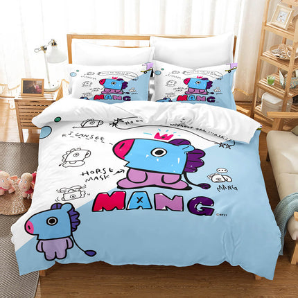 BT21 Bedding Set Quilt Cover Without Filler