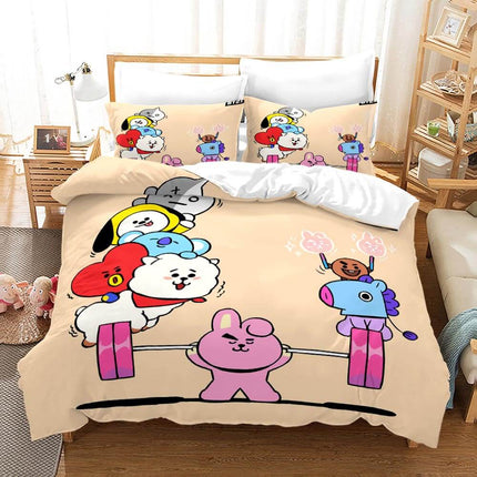 BT21 Bedding Set Quilt Cover Without Filler