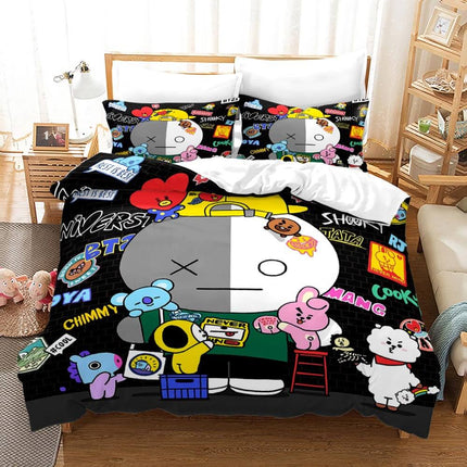 BT21 Bedding Set Quilt Cover Without Filler
