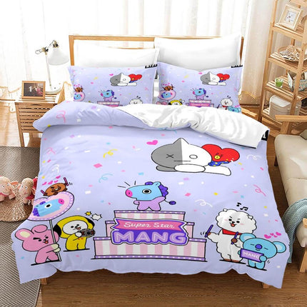 BT21 Bedding Set Quilt Cover Without Filler