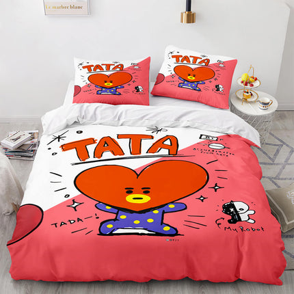 BT21 Bedding Set Quilt Cover Without Filler
