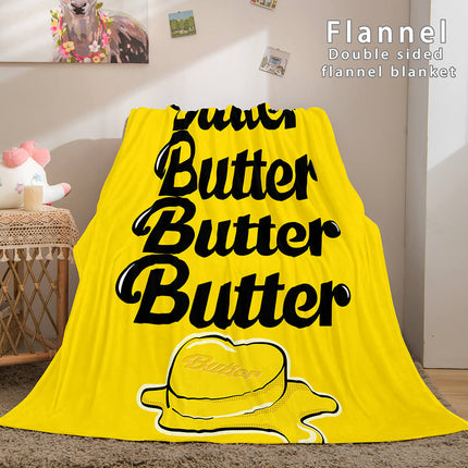 BTS Butter Cosplay Flannel Blanket Throw