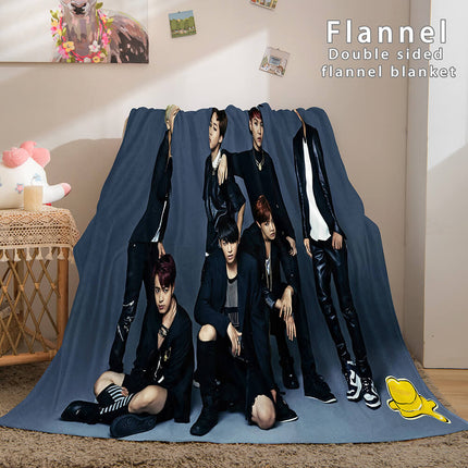 BTS Butter Cosplay Flannel Blanket Throw