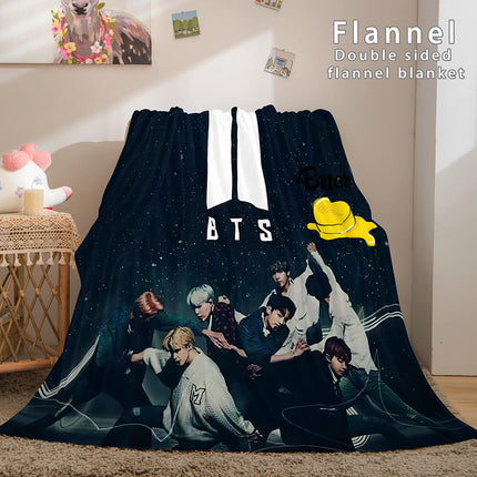 BTS Butter Bangtan Boys Cosplay Flannel Blanket