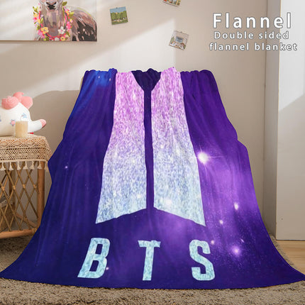 BTS Butter Bangtan Boys Cosplay Flannel Blanket