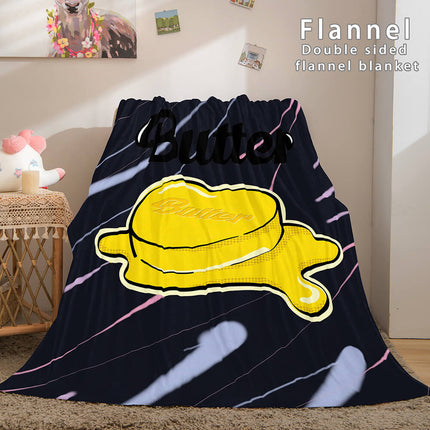 BTS Butter Bangtan Boys Cosplay Flannel Blanket