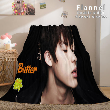 BTS Butter Bangtan Boys Cosplay Flannel Blanket