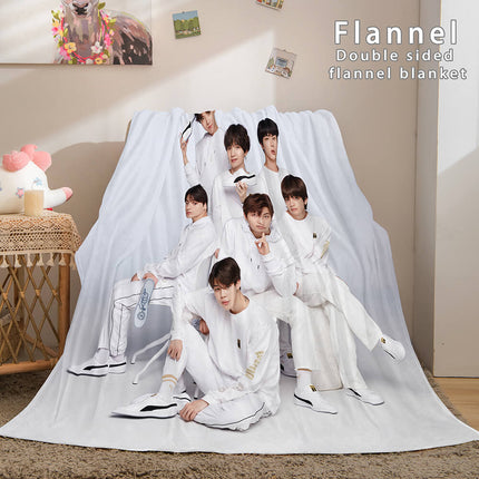 BTS Butter Bangtan Boys Cosplay Flannel Blanket