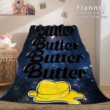 BTS Butter Bangtan Boys Cosplay Flannel Blanket