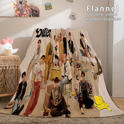 BTS Butter Bangtan Boys Cosplay Flannel Blanket