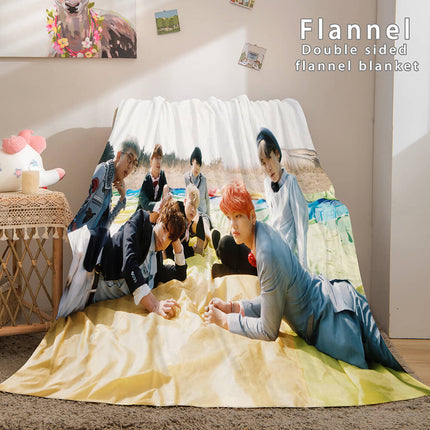 BTS Butter Bangtan Boys Cosplay Flannel Blanket