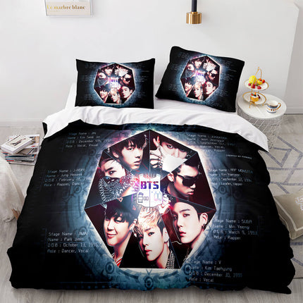 BTS Butter Cosplay Bedding Set Full Quilt Cover Without Filler