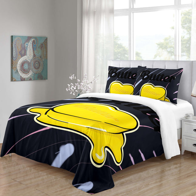 BTS Butter Cosplay Bedding Sets Quilt Covers Without Filler