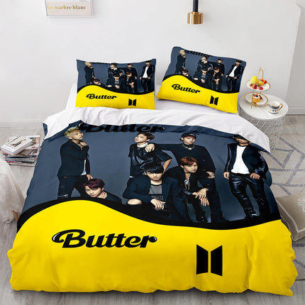BTS Butter Cosplay Bedding Sets Quilt Covers Without Filler