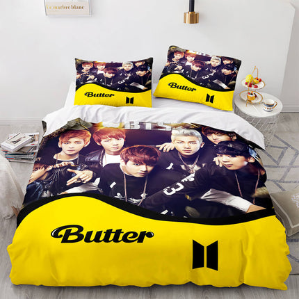 BTS Butter Cosplay Bedding Sets Quilt Covers Without Filler