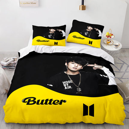 BTS Butter Cosplay Bedding Sets Quilt Covers Without Filler