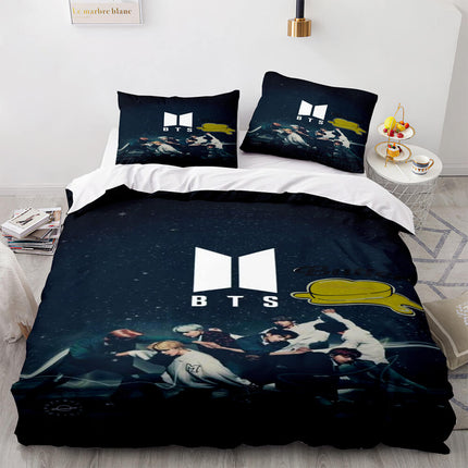 BTS Butter Cosplay Bedding Sets Soft Quilt Covers Without Filler