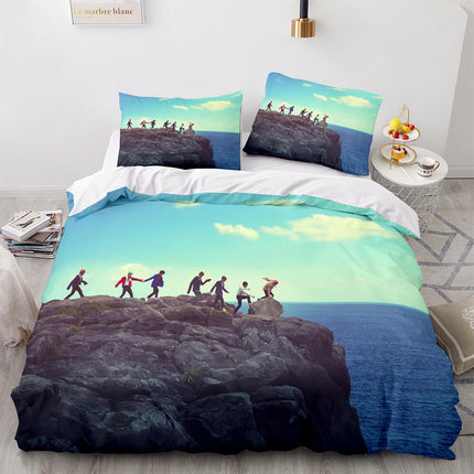 BTS Butter Cosplay Soft Bedding Set Quilt Cover Without Filler