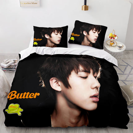 BTS Butter Cosplay Soft Bedding Set Quilt Cover Without Filler