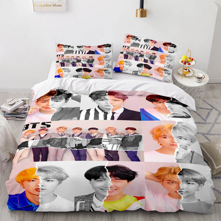 BTS Butter Cosplay Soft Bedding Set Quilt Cover Without Filler