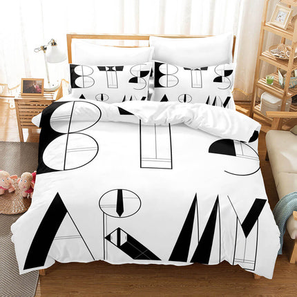 BTS Team Cosplay Bedding Set Quilt Covers Room Decoration