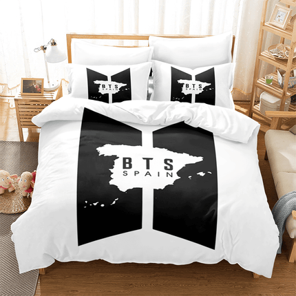 BTS Team Cosplay Bedding Set Quilt Covers Room Decoration