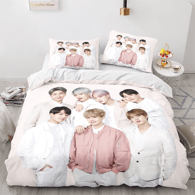 BTS Team Cosplay Bedding Set Quilt Covers Room Decoration