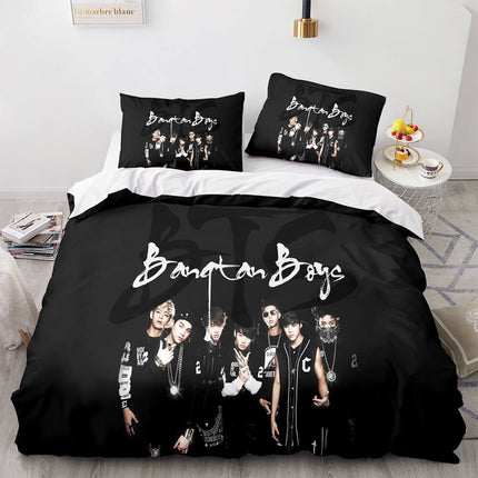 BTS Team Cosplay Bedding Set Quilt Covers Room Decoration