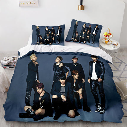 BTS Team Cosplay Bedding Set Quilt Covers Room Decoration