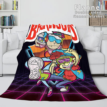 Rick And Morty Super Soft Flannel Fleece Blanket