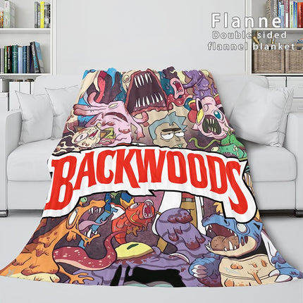 Rick And Morty Super Soft Flannel Fleece Blanket