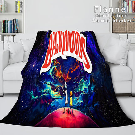 Rick And Morty Blanket Super Soft Flannel Fleece Throw Blanket Sets