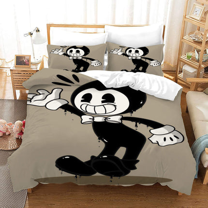 Bendy And The Ink Machine Bedding Set Quilt Cover Without Filler