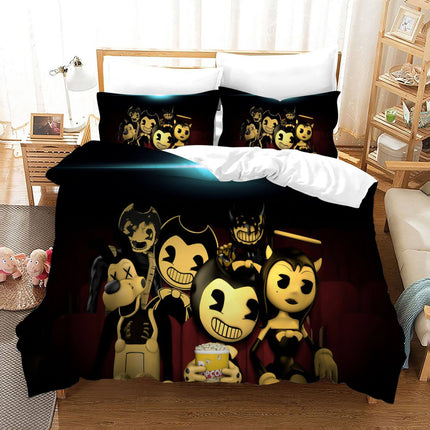 Bendy And The Ink Machine Bedding Set Quilt Cover Without Filler