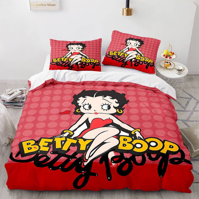 Betty Boop Bedding Set Duvet Cover Bed Sets