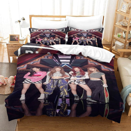 Blackpink Bedding Sets Pattern Quilt Cover Without Filler