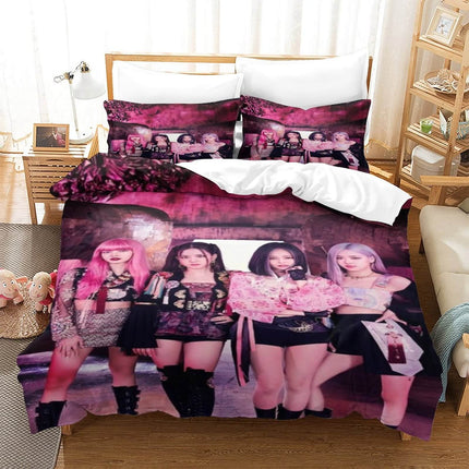 Blackpink Bedding Sets Pattern Quilt Cover Without Filler
