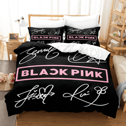 Blackpink Cosplay Bedding Set Quilt Covers Without Filler