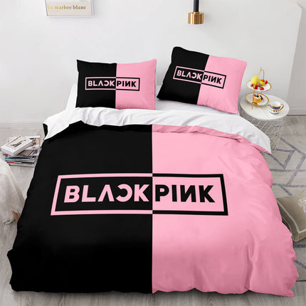 Blackpink Cosplay Bedding Set Quilt Covers Without Filler