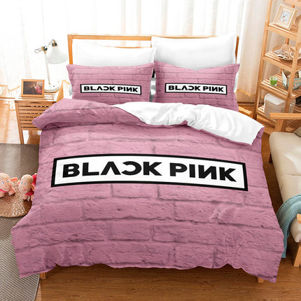 Blackpink Cosplay Bedding Set Quilt Covers Without Filler