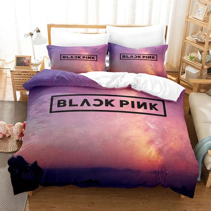 Blackpink Cosplay Bedding Set Quilt Covers Without Filler
