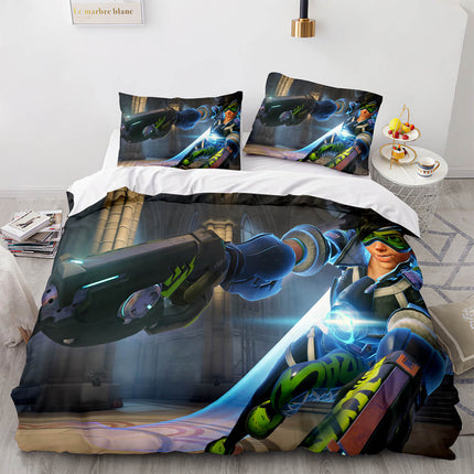 Blackwatch Mercy Overwatch Cosplay Bedding Set Quilt Covers Without Filler