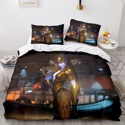 Blackwatch Mercy Overwatch Cosplay Bedding Set Quilt Covers Without Filler