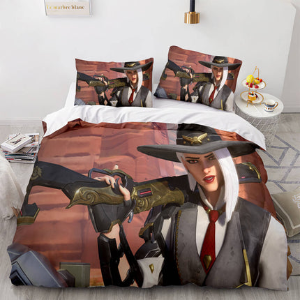 Blackwatch Mercy Overwatch Cosplay Bedding Set Quilt Covers Without Filler