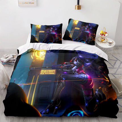 Blackwatch Mercy Overwatch Cosplay Bedding Set Quilt Covers Without Filler