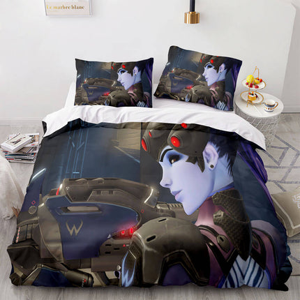 Blackwatch Mercy Overwatch Cosplay Bedding Set Quilt Covers Without Filler